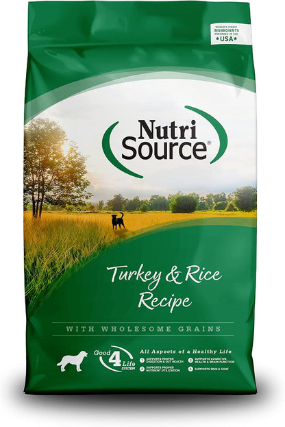 Nutrisource Adult Dry Dog Food, Beef & Rice, 26 Lb | Probiotic & Prebiotic Digestive Support, Healthy Skin & Coat, No Corn Wheat or Soy9