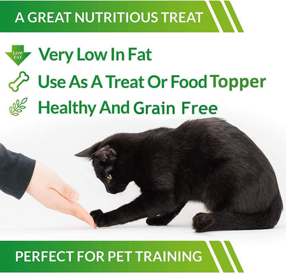 Life Essentials by Cat-Man-Doo | Chicken Littles - 5Oz Bag | Freeze Dried Chicken Cat & Dog Treats | Healthy, Single Ingredient, Training Treats, High Protein | Cooked, Diced & Freeze Dried, Healthy Chicken Cat Treats & Small Dog Treats, High Protein Pet Treats and Toppers, Made in USA3