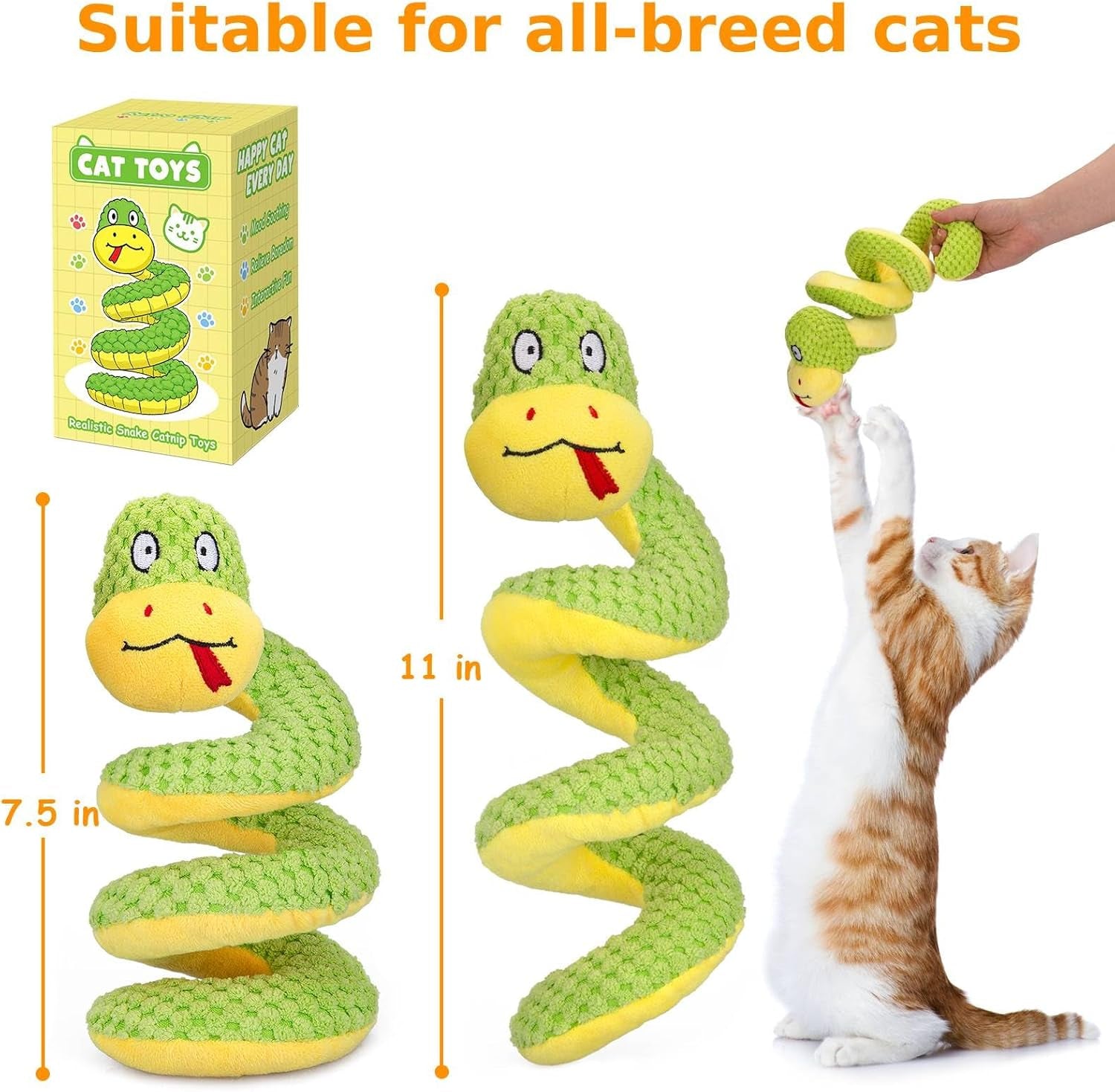 retro-shaw-11-realistic-snake-cat-toy-interactive-kicker-toy-for-indoor-cats-with-silvervine-catnip-crinkle-sound-spring-loaded-design-bite-resistant-plush-for-kitten-teething-boredom-relief