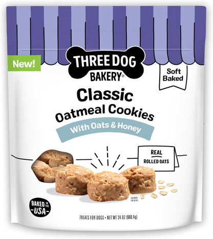 Three Dog Bakery Blueberry Pancake Bites for Dogs - 25 Oz Bag | Soft Baked Training Treats for Dogs - Blueberry Dog Treats7