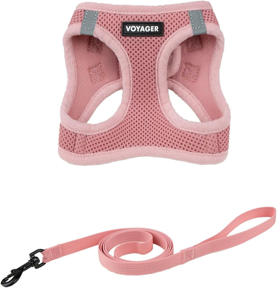 voyager-step-in-pet-harness-all-weather-mesh-adjustable-step-in-harness-for-cats-and-dogs-by-best-pet-supplies-307-set-moss-green-m