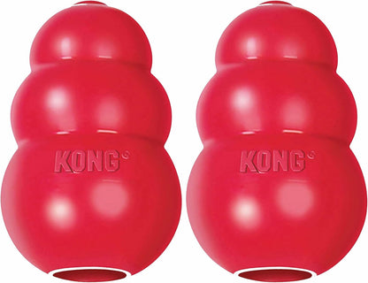 KONG Classic Stuffable Dog Toy - Fetch & Chew Toy for Dogs - Treat-Filling Capabilities & Erratic Bounce for Extended Play Time - Durable Natural Rubber Material - for Large Dogs12