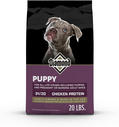 Diamond Puppy High Protein Dry Dog Food, Chicken Protein, 40Lb | Puppy, Adult & Senior Dogs | DHA for Proper Brain & Vision Development | Guaranteed Probiotics for Digestive Support10
