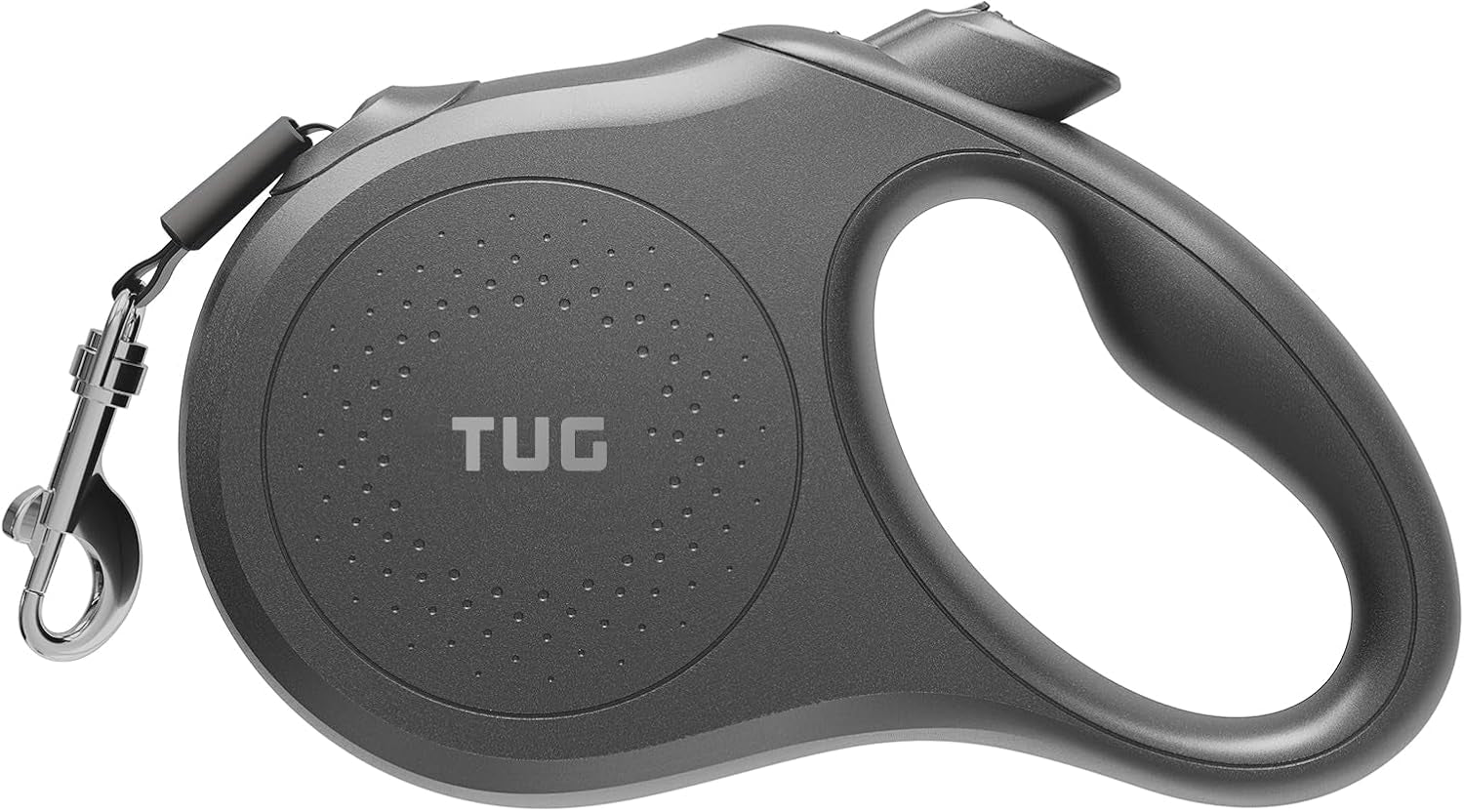 tug-quest-retractable-dog-leash-360-tangle-free-retraction-16-ft-strong-nylon-tape-small-cream