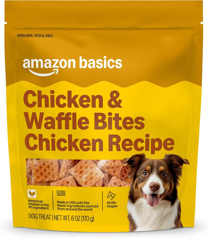 Amazon Basics Dog Treats Chicken and Waffle Bites 24Oz (Previously Wag)8