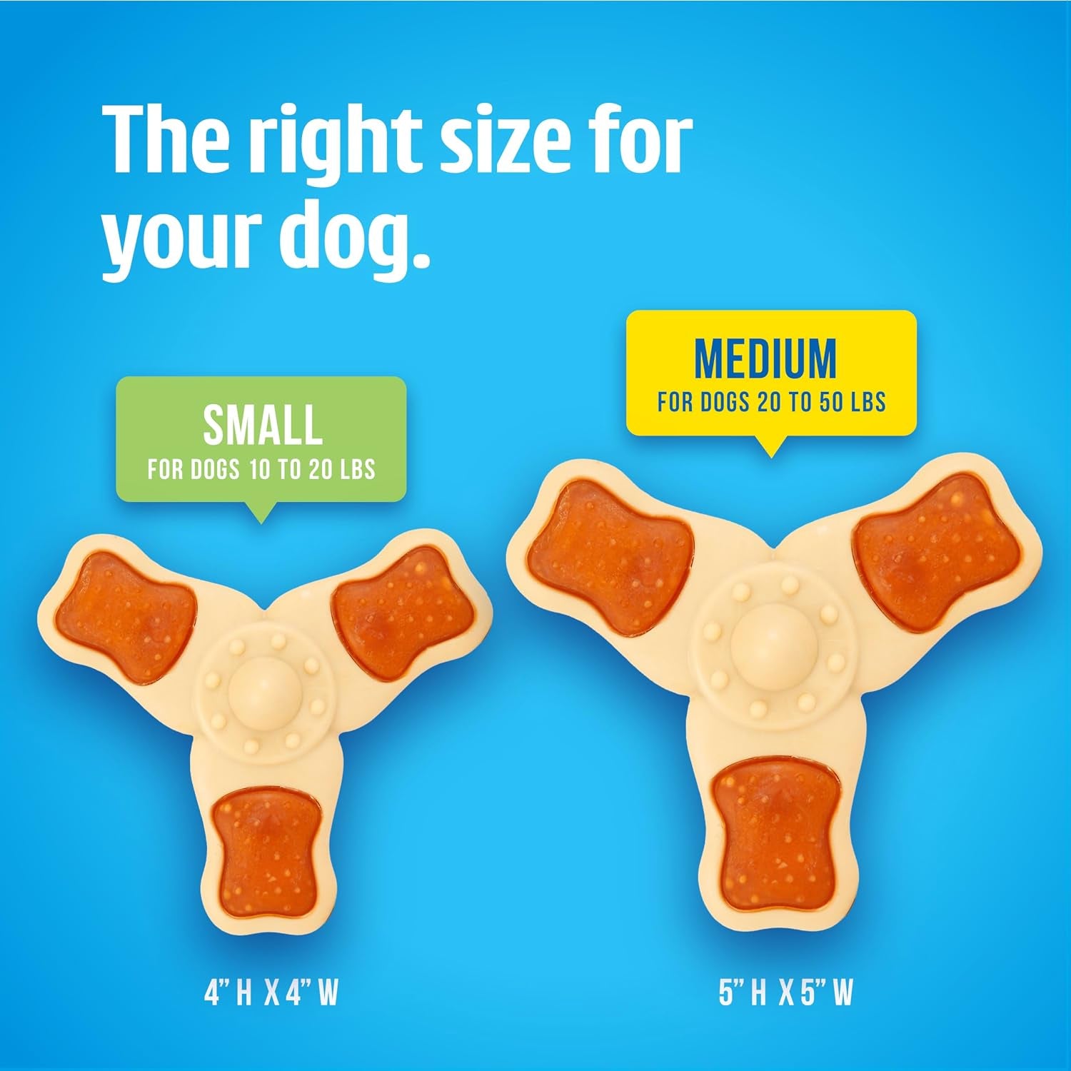 hartz-chew-n-clean-chew-toy-and-treat-in-one-chicken-flavored-tri-point-dog-toy-small