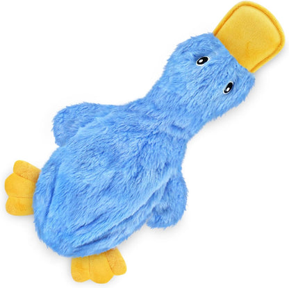Best Pet Supplies Interactive Squeaky Dog Chew Toy, Ideal Dog Toys for Chewers, Small, Medium & Large Dogs, and Fetch Lovers - Crinkle Duck (Yellow), Large11