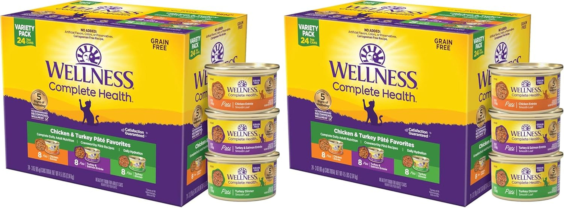 wellness-complete-health-pate-variety-pack-adult-canned-wet-cat-food-natural-protein-rich-grain-free-seafood-favorites-3-oz-pack-of-24-cans