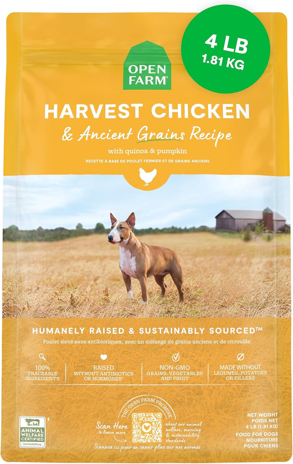 open-farm-ancient-grains-dry-dog-food-wild-caught-salmon-kibble-22lb-bag-all-life-stages-all-breed-sizes-protein-rich-nutrient-dense-100-traceable-ingredients-non-gmo-fruits-veggies