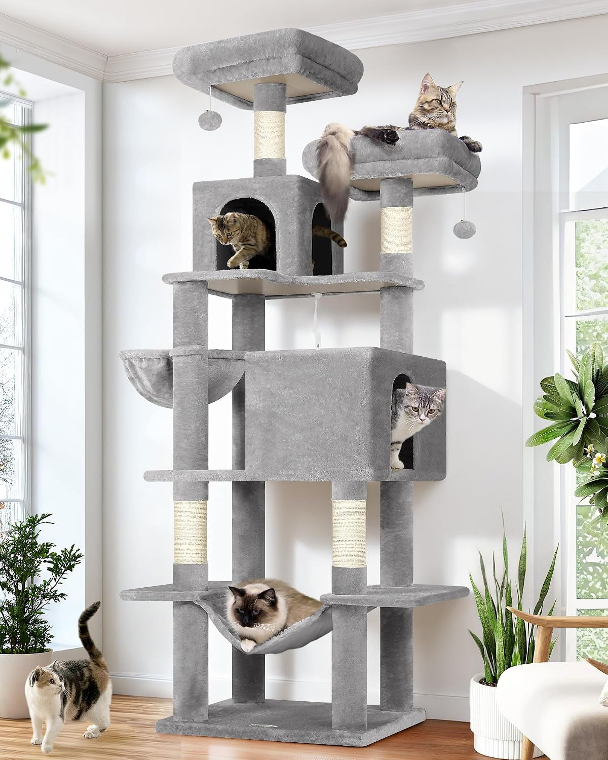 globlazer-cactus-cat-tree-tower-76-inch-extra-tall-multi-level-cat-furniture-with-cozy-condos-interactive-toys-and-perches-for-large-cats-perfect-for-climbing-scratching-and-play-f76-green