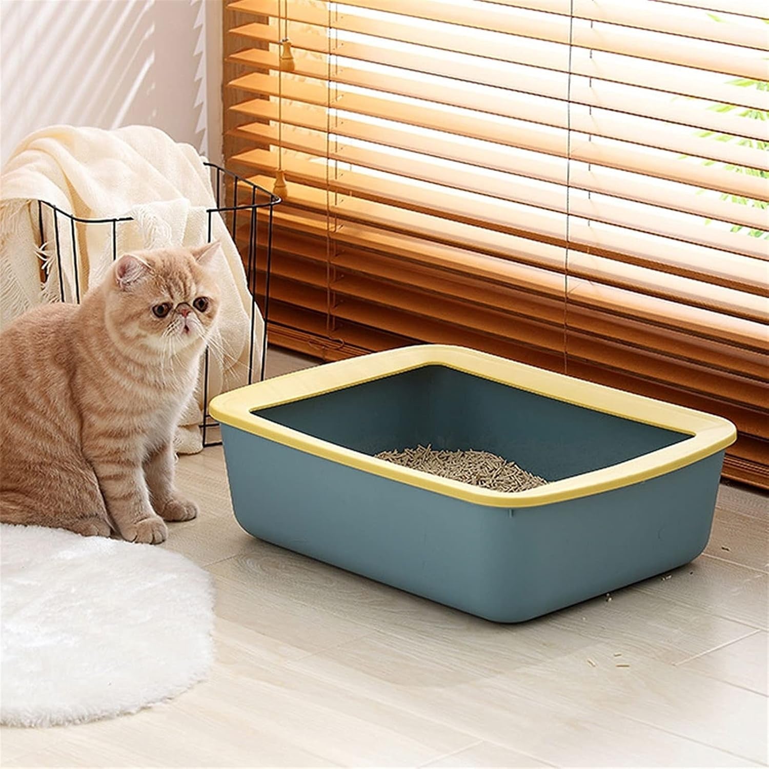 dog-potty-training-toilet-cat-litter-tray-semi-enclosed-box-splashproof-large-kitten-poop-open-sand-table-toilet-kitty-supplies-are-available-in-four-colorsa