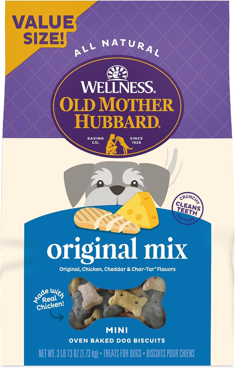 wellness-old-mother-hubbard-classic-original-mix-dog-biscuits-natural-training-treats-4-flavors-mini-size-3-8-lb-bag