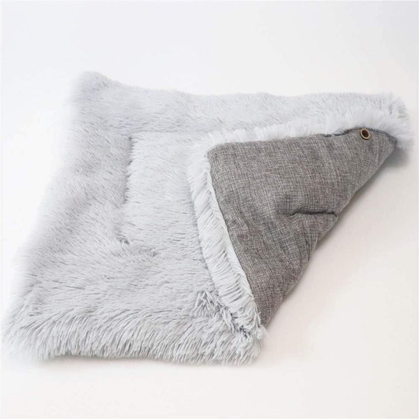 Gray Cat Litter Pet Mat Kennel Cat Pad Dual South Korea Velvet Long-Haired Cat Litter Mattress Pet Pad Nest Fall and Winter 61Cm X 51 Cm7