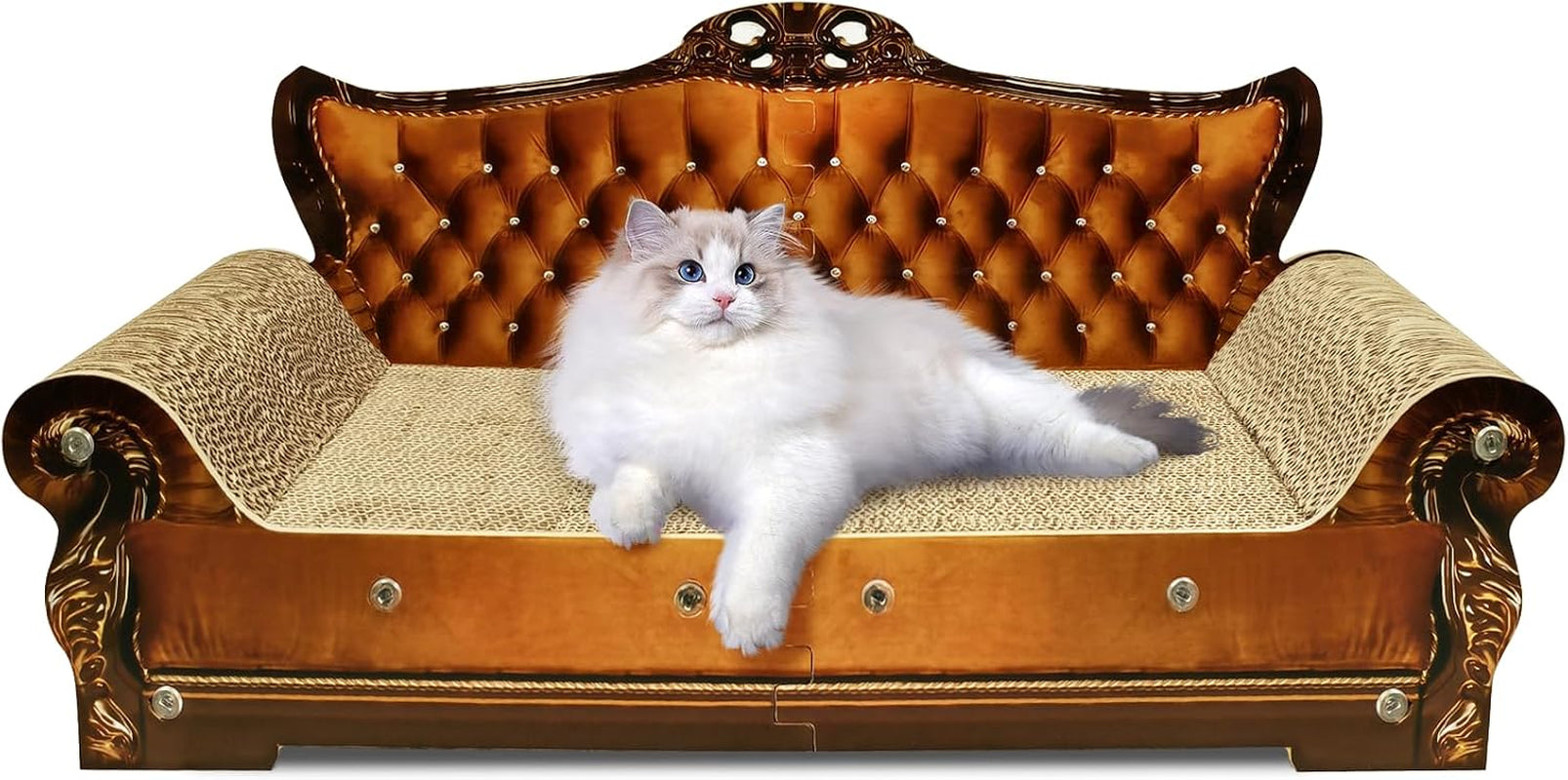 luxury-cardboard-cat-scratcher-sofa-bed-couch-shaped-scratching-board-scratch-lounge-with-catnip-scratcher-for-indoor-cats-large-grey