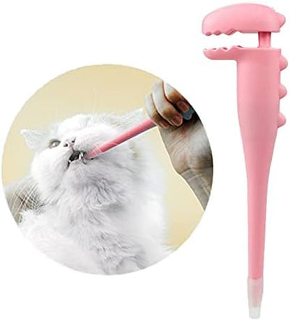 Dinosaur Pet Pill Shooter for Cats and Dogs - Soft Silicone Tip Medicine Dispenser for Pills & Capsules - Reusable Animal Pill Gun | Pet Pill Dispenser, 2 Silicone Tips, for Cats, Puppies and Small Animals, Medicine Pill Pusher9