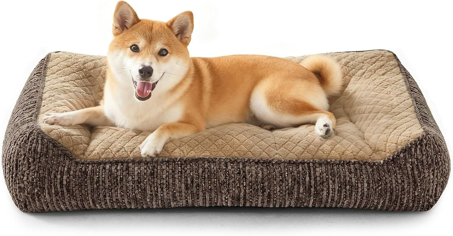 joejoy-xl-orthopedic-dog-bed-for-large-dogs-extra-thick-foam-pet-bed-sofa-bolster-sides-large-sized-dog-couch-bed-with-removable-washable-cover-non-slip-bottom-grey-42x30