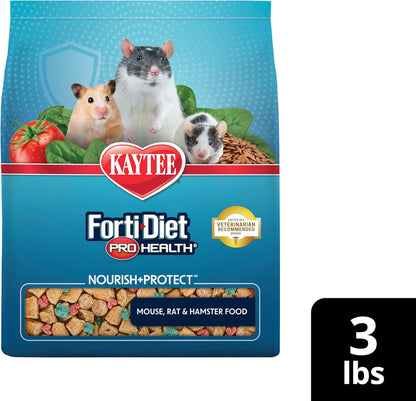 Kaytee Forti Diet Pro Health Small Animal Food for Mouse and Pet Rats, 3-Pound13