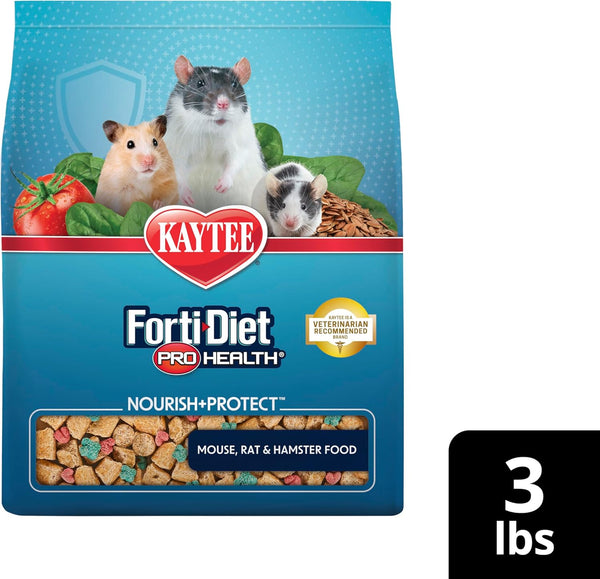 Kaytee Forti Diet Pro Health Small Animal Food for Mouse and Pet Rats, 3-Pound13