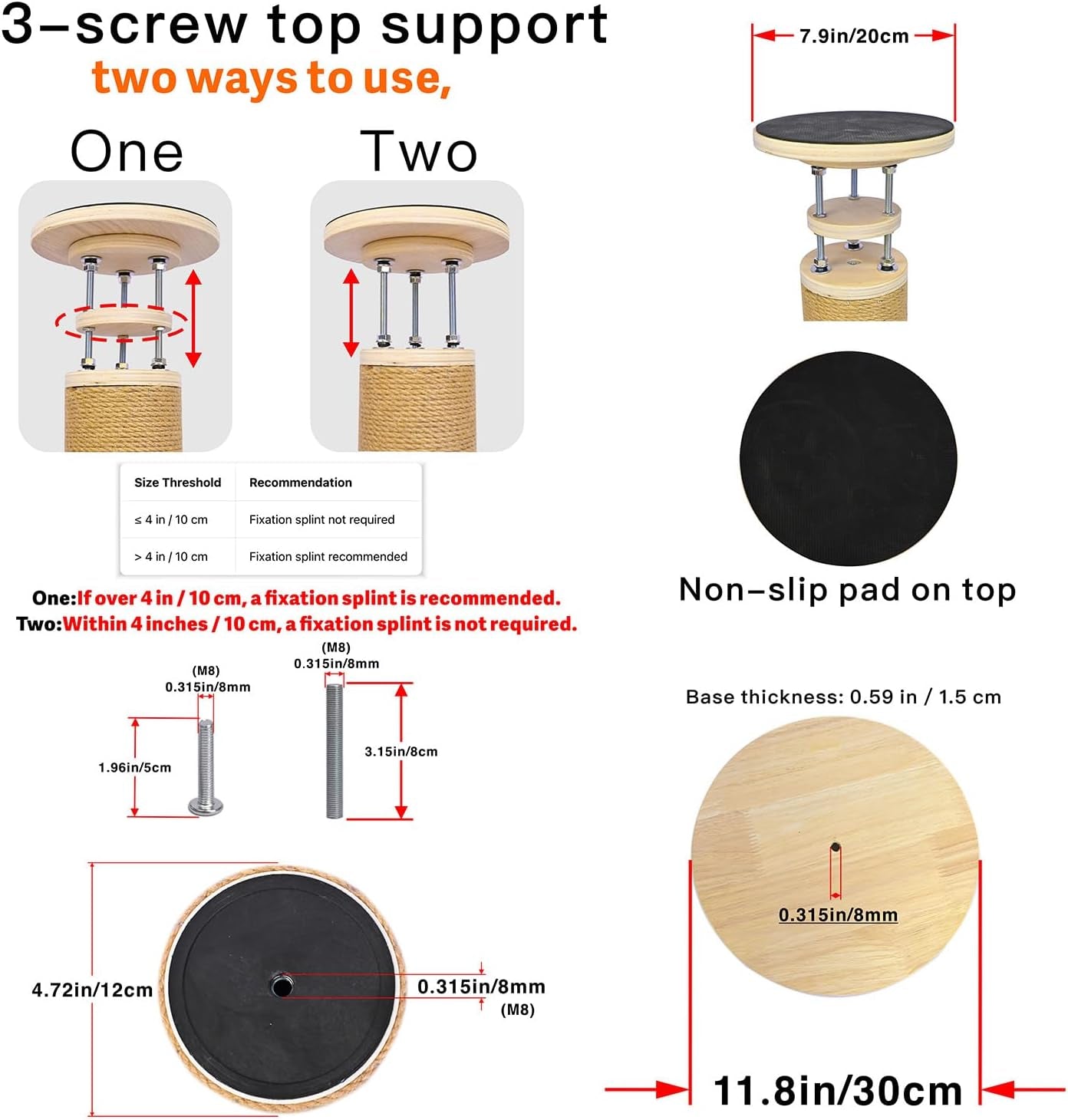 floor-to-ceiling-cat-scratching-post-tree-adjustable-height-40in-120in-tall-pvc-cat-climbing-pole-sturdy-cat-activity-tower-for-indoor-cats-to-climb-scratch-play