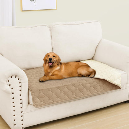 Smiry Waterproof Dog Bed Cover Blanket, Reversible Pet Blanket | Soft Reversible, Washable Leakproof Cats Dogs Couch Cover for Sofa, Couch, Furniture (30X70 Inch)56