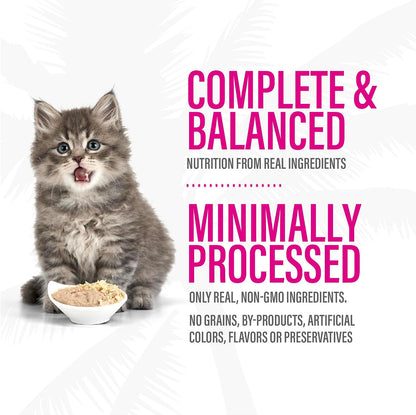 Tiki Cat Baby Whole Foods Wet Cat Food for Kittens Mega Pack, 2.4 Oz. Cans (24 Count)11