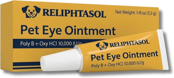 Pet Eye Cream – Vet-Formulated Dog Eye Infection Treatment, Pink Eye Relief, Conjunctivitis Relief, Dry Eyes & Red Eye, Tear Stain Remover for Dogs, Cats, Cattle, Sheep, Horses – 1 Tube1