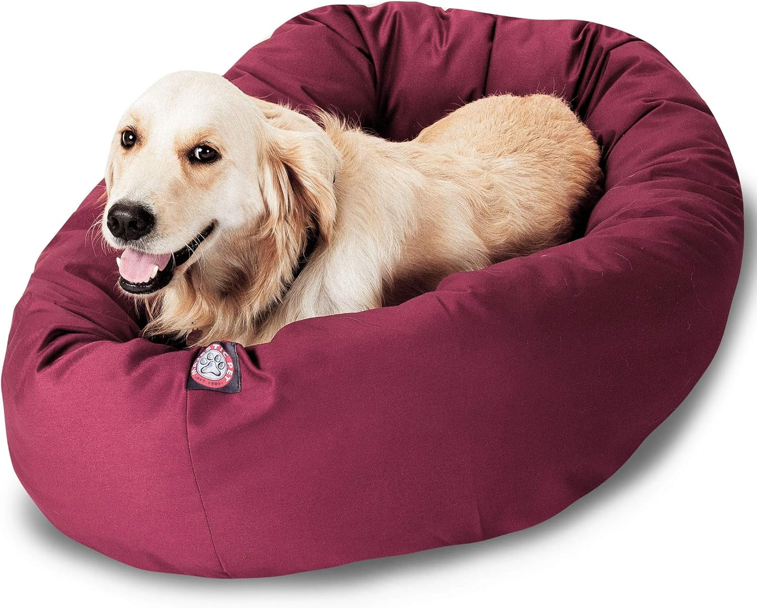 majestic-pet-40-inch-bagel-calming-dog-bed-washable-cozy-soft-round-dog-bed-with-spine-support-for-dogs-to-rest-their-head-fluffy-donut-dog-bed-40x29x9-inch-round-pet-bed-large-blue