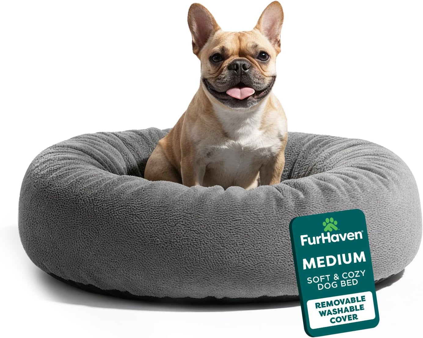 furhaven-soft-cozy-dog-bed-for-medium-small-dogs-refillable-w-removable-washable-cover-liner-for-dogs-up-to-35-lbs-plush-faux-fur-bean-bag-style-ball-bed-espresso-medium