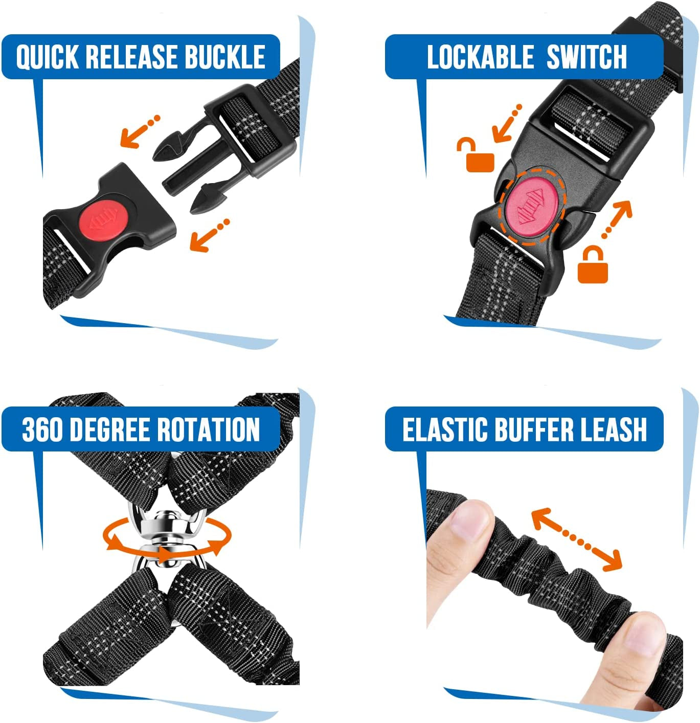 lukovee-double-dog-seat-belt-dual-pet-car-headrest-restraint-safety-seatbelt-no-tangle-dog-leash-duty-adjust-elastic-bungee-puppy-lead-splitter-connect-harness-in-vehicle-travel-for-2-dogs-black