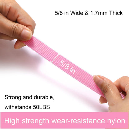 6 FT Puppy Leashes, Strong Traditional Style Leash with Easy to Use Collar Hook,Dog Lead Great for Small and Medium and Large Dog (Pink, 5/8 in X 6 Ft)4