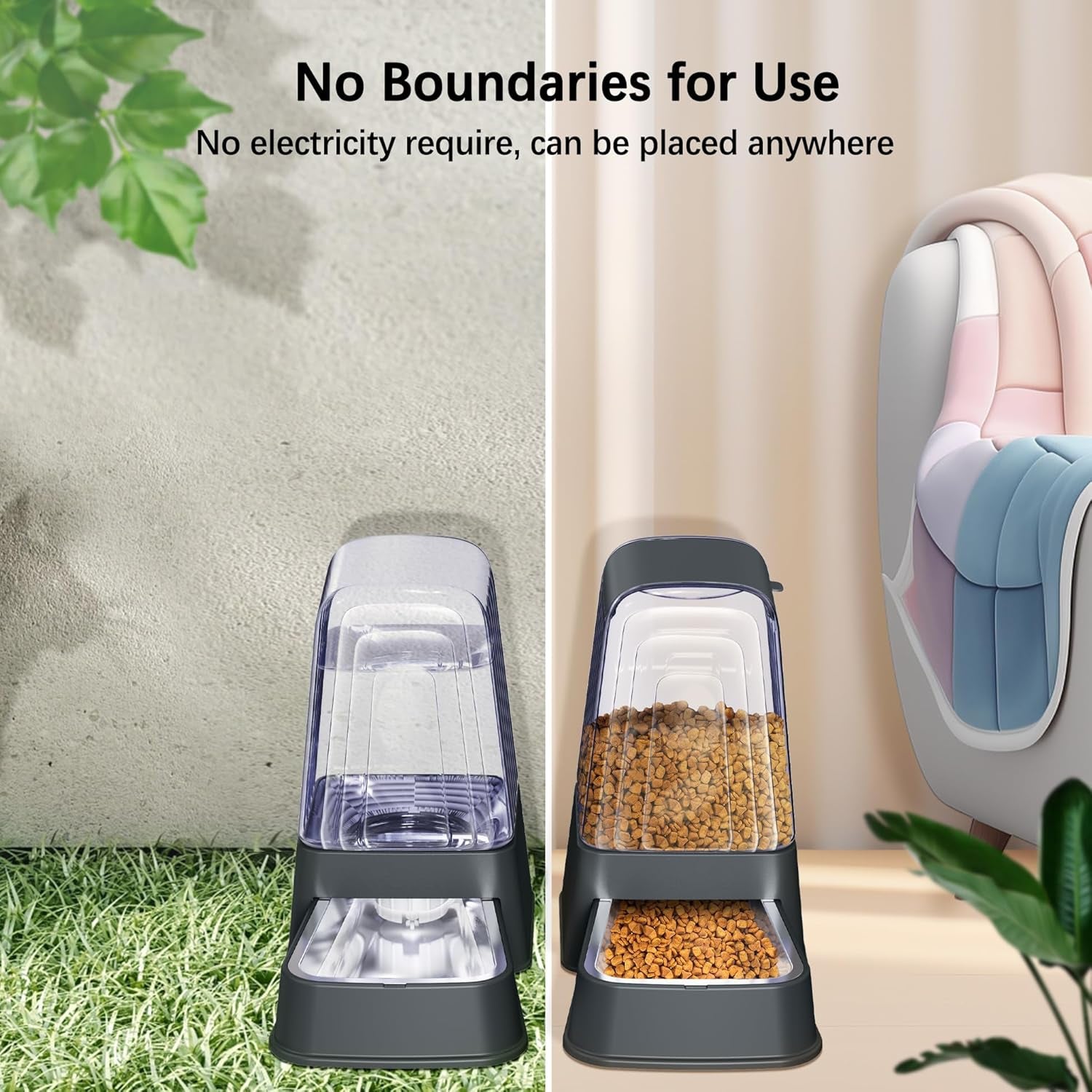 automatic-dog-and-cat-food-feeder-and-water-dispenser-set-with-stainless-steel-bowls-gravity-pet-food-and-water-feeders-100-bpa-free-large-capacity-for-cats-dogs-pets-5l-dark-gray