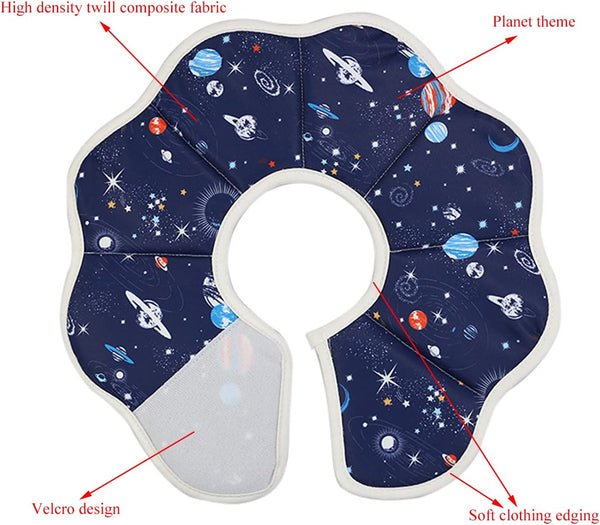 Soft Cat Cone, Adjustable Recovery Collar after Surgery to Prevent Licking Wound, Protective Cat Neck Cone, Comfortable Pet Elizabethan Collar for Cats Kittens and Puppies (M)2