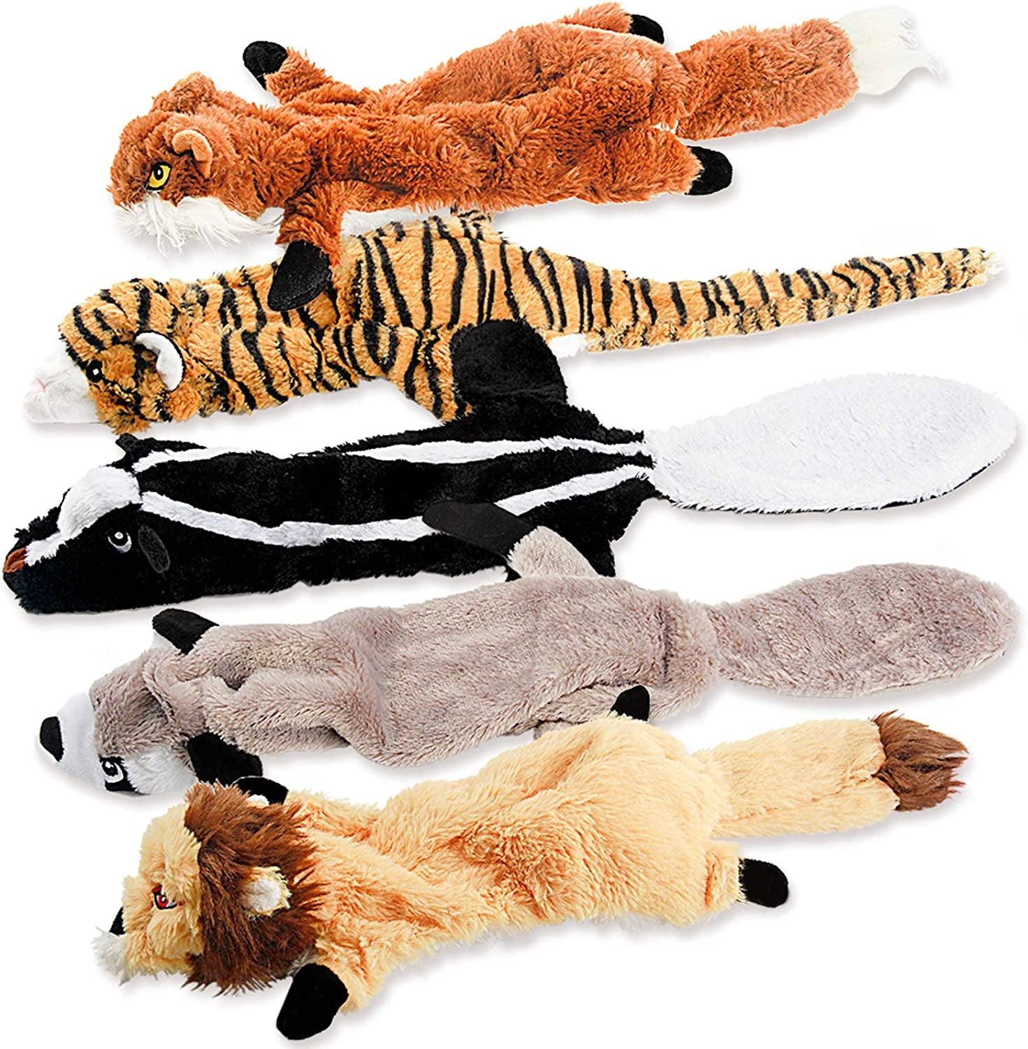 dog-squeak-toys-no-stuffing-plush-dogs-chew-toy-bundle-for-small-medium-large-breed-chewer-tough-durable-squeaky-pet-fetch-puppy-teething-chewing-interactive-to-keep-them-busy-best-birthday-gift