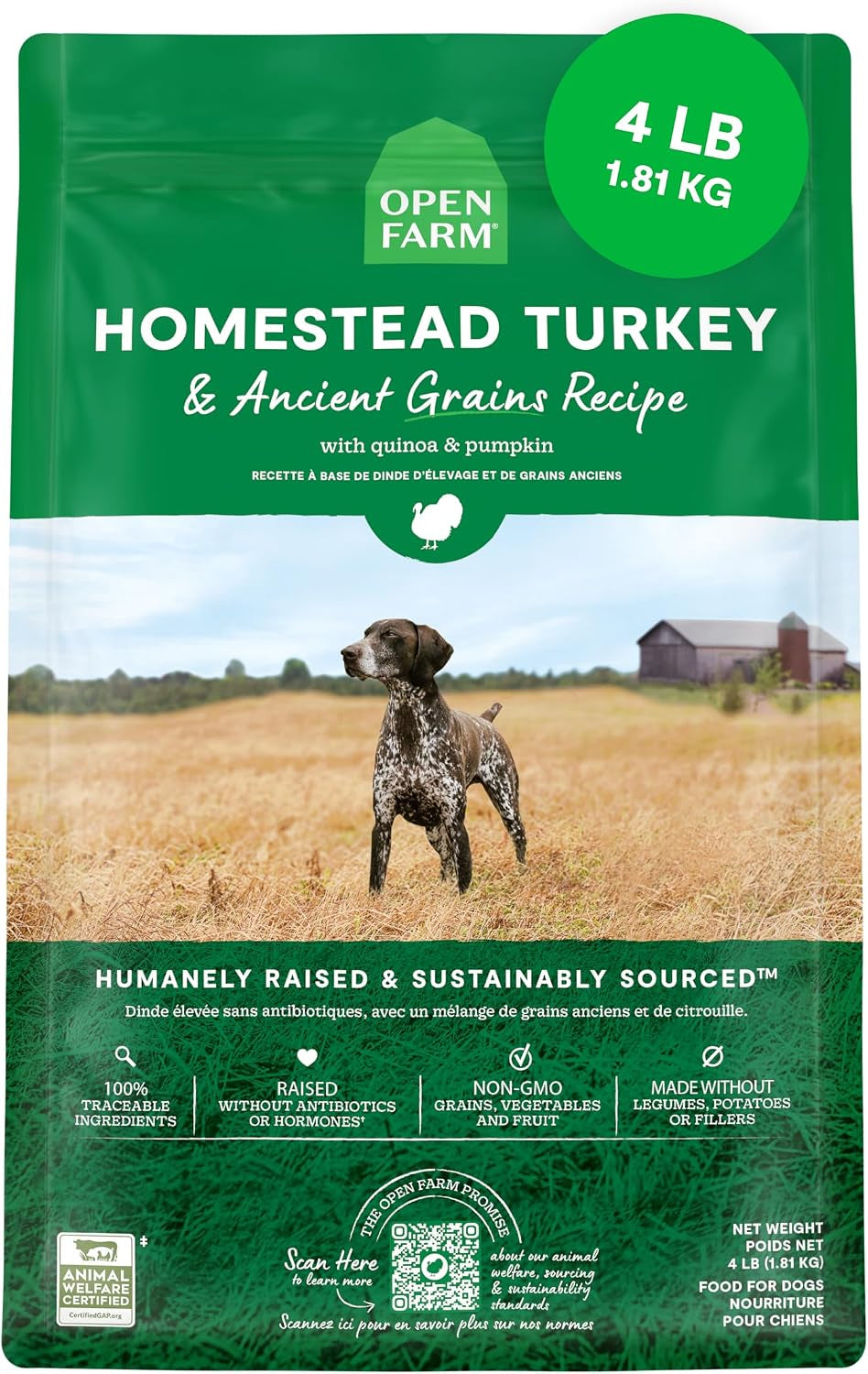 open-farm-ancient-grains-dry-dog-food-wild-caught-salmon-kibble-22lb-bag-all-life-stages-all-breed-sizes-protein-rich-nutrient-dense-100-traceable-ingredients-non-gmo-fruits-veggies