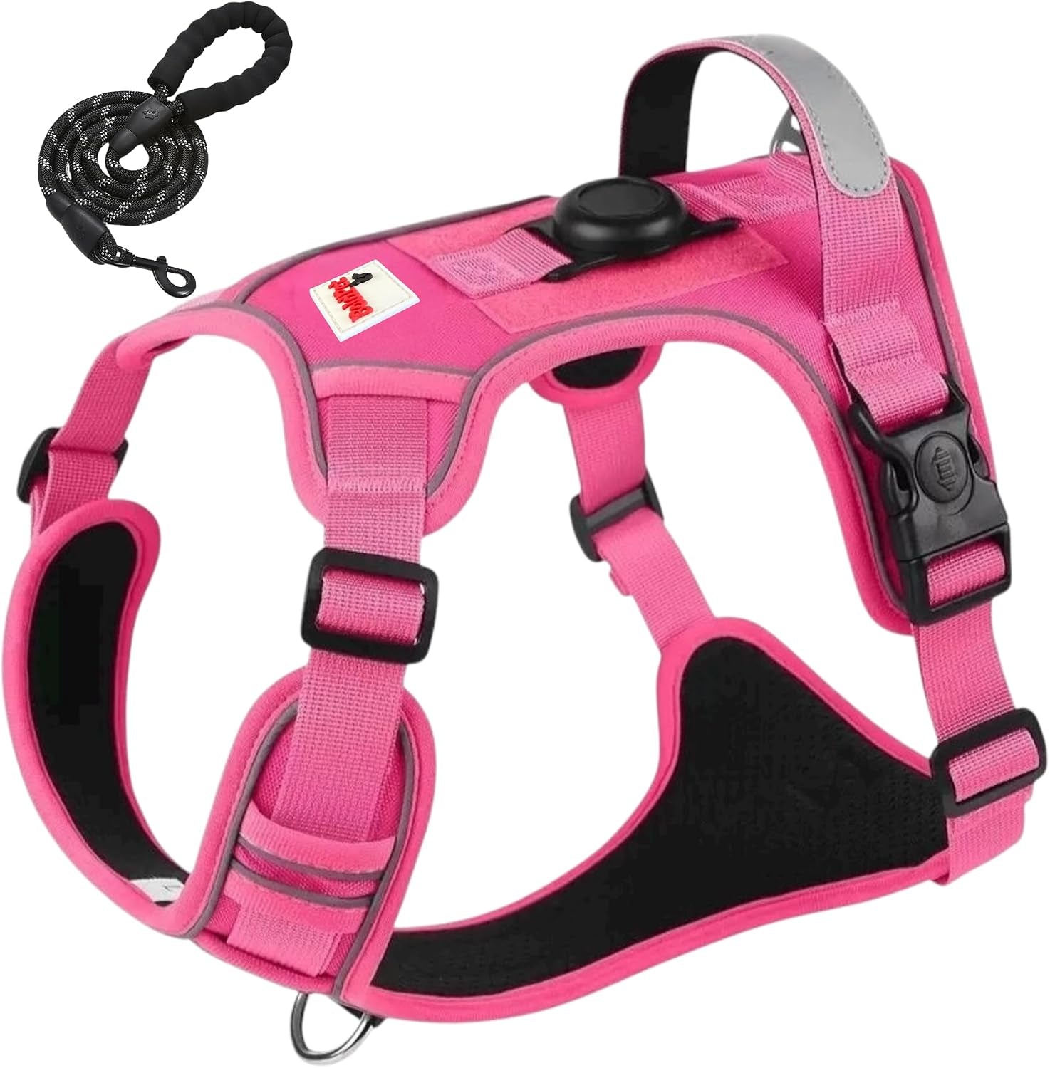 boldpet®-dog-harness-with-airtag-holder-and-leash-set-no-pull-dog-harness-reflective-design-escape-proof-with-safety-buckles-breathable-oxford-for-small-medium-and-large-dogs-air-tag-not-included