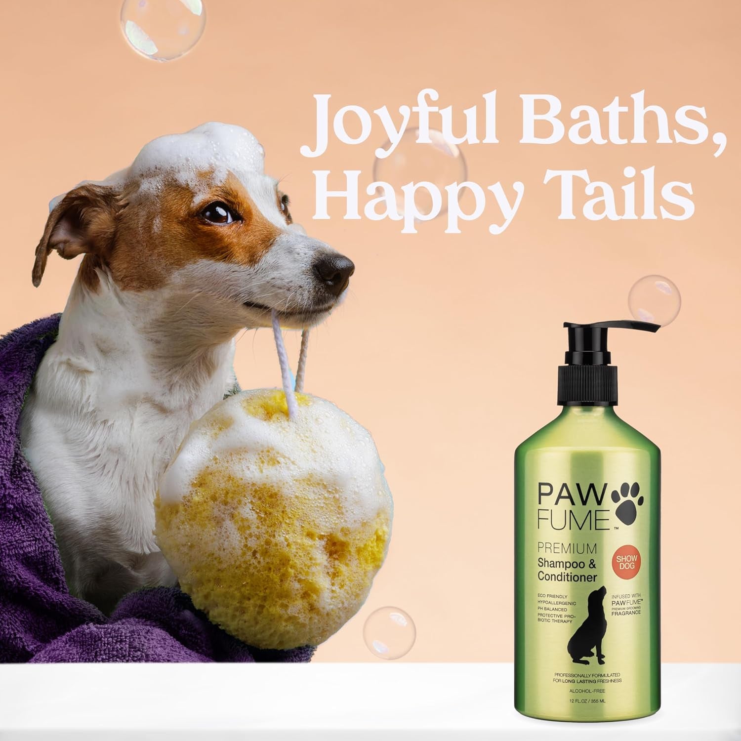 pawfume-deshedding-dog-shampoo-and-conditioner-show-dog-1-pack-nourish-detangle-for-silky-soft-coat-probiotic-deep-cleaning-ph-balanced-formula-salon-quality-shampoo-for-dogs