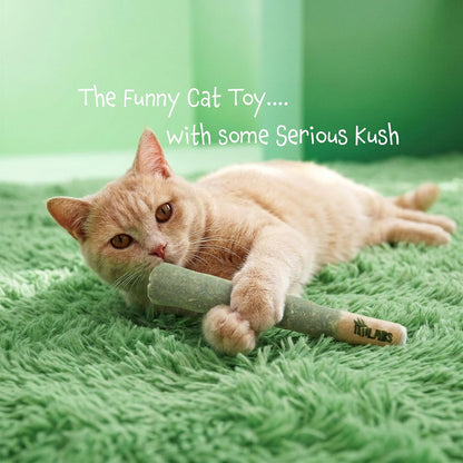 LIT LABS Cat Doobie 3 Pack Catnip Toys for Cats, Funny Cat Toys, Safe Kitten Teething Chew and Kicker Toys, Stress-Relieving Indoor Cat Gifts That Hit Different4