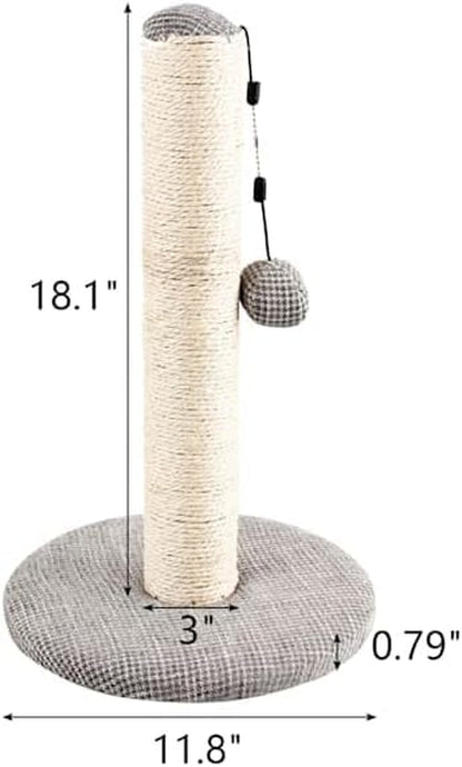 Everyyay by Petco Sisal Cat Scratching Post Grey 18.75" H3