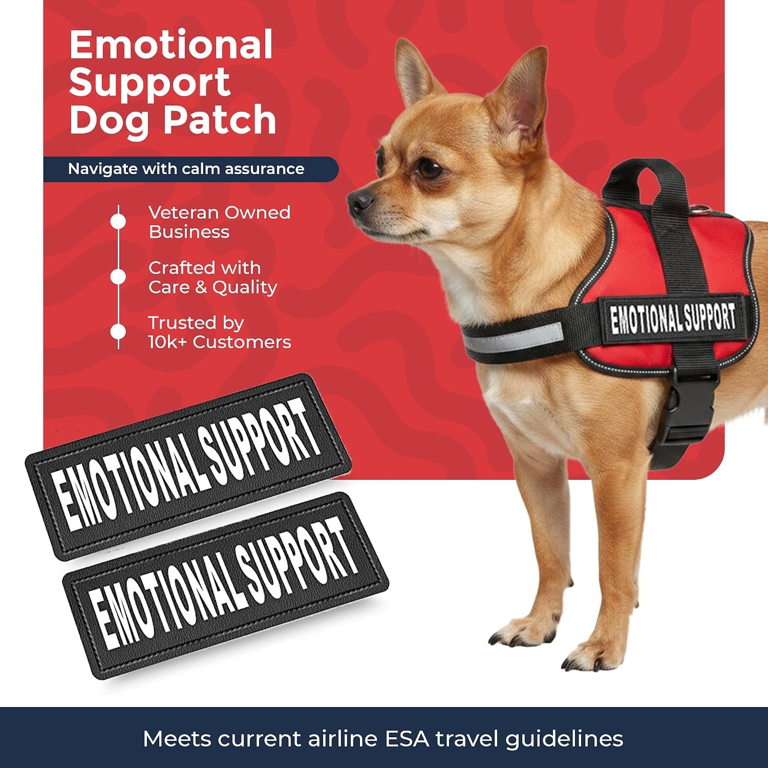 industrial-puppy-emotional-support-dog-patch-reflective-xs-1-x-2-75-in-clear-visibility-durable-vest-patches-for-identification-compatible-with-hook-loop-vest-gear-xs-1x2-75-inch