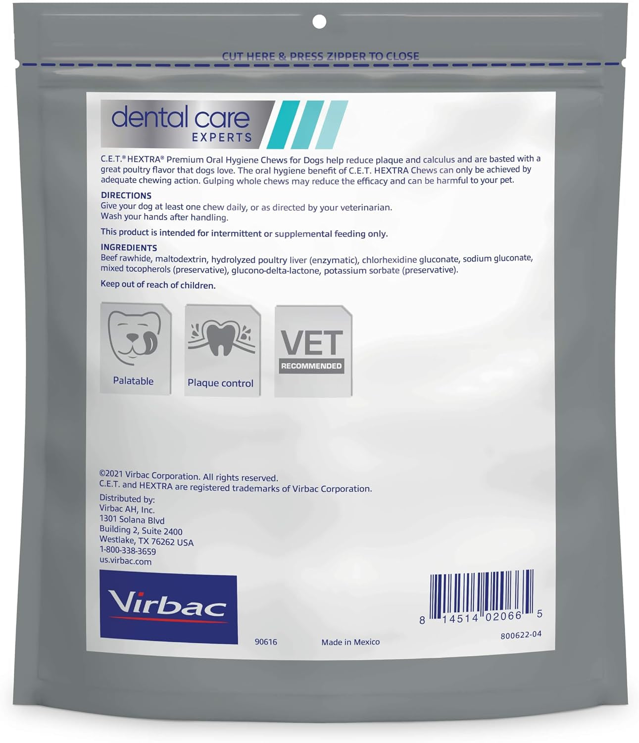 virbac-c-e-t-hextra-premium-oral-hygiene-chews-for-dogs-medium-rawhide-dog-dental-chews-long-lasting-dog-chews-beefhide-rawhide-chews-reduces-plaque-and-tartar