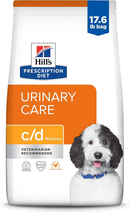 HILL'S PRESCRIPTION DIET C/D Multicare Urinary Care Dry Dog Food | #1 Veterinarian Recommended, Chicken Recipe, 8.5 Lb. Bag16
