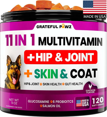 Turkey Tail Mushroom Supplement for Dogs - 170 Chews - Mushrooms for Dogs - Reishi, Lion’S Mane, Glucosamine Multivitamin - Immune Booster, Gut, Hip & Joint Health Support Vitamins, Energy & Skin7