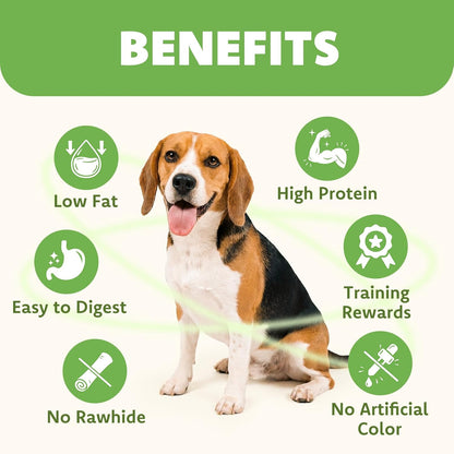 MON2SUN Dog Treats, Rawhide-Free Chicken Wrapped Sweet Potato, 25 Oz | Rawhide-Free, Soft & Chewy, Great for Training, No Artificial Colors, for All Breeds6
