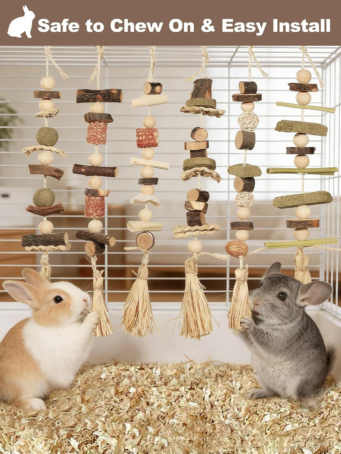 6pcs-hanging-bunny-chew-toys-natural-apple-wood-rabbit-chews-teeth-grinding-dental-health-small-animal-wooden-cage-toy-for-guinea-pigs-hamsters-chinchillas-ferrets-rats-gerbils