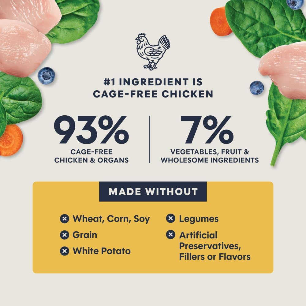 instinct-freeze-dried-raw-meals-natural-cat-food-chicken-9-5-oz-bag-freshdried-raw-93-meat-organs-7-non-gmo-vegetables-fruits-other-wholesome-ingredients-supports-overall-vitality