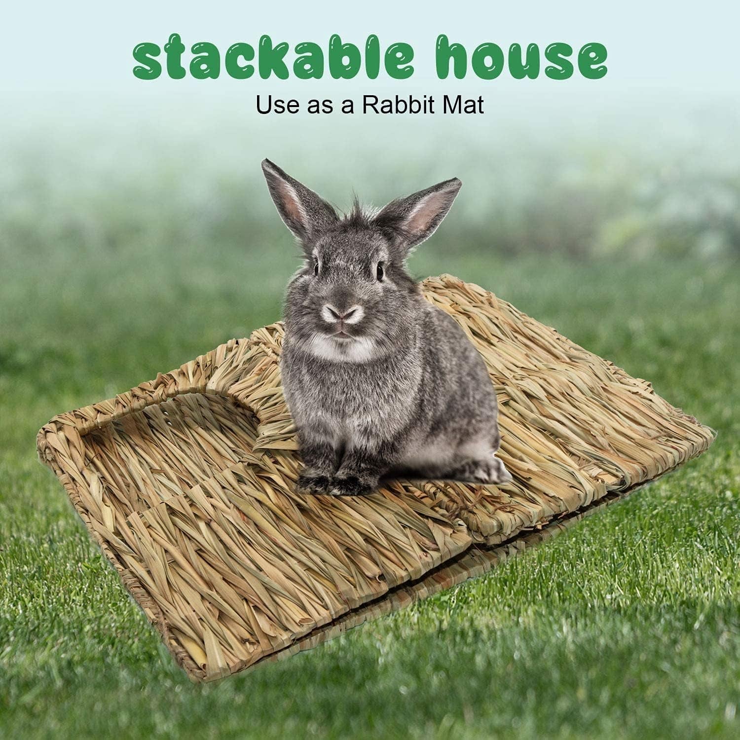 natural-seagrass-mat-bed-hideaway-toy-hand-woven-for-rabbit-guinea-pig-chinchilla-ferret