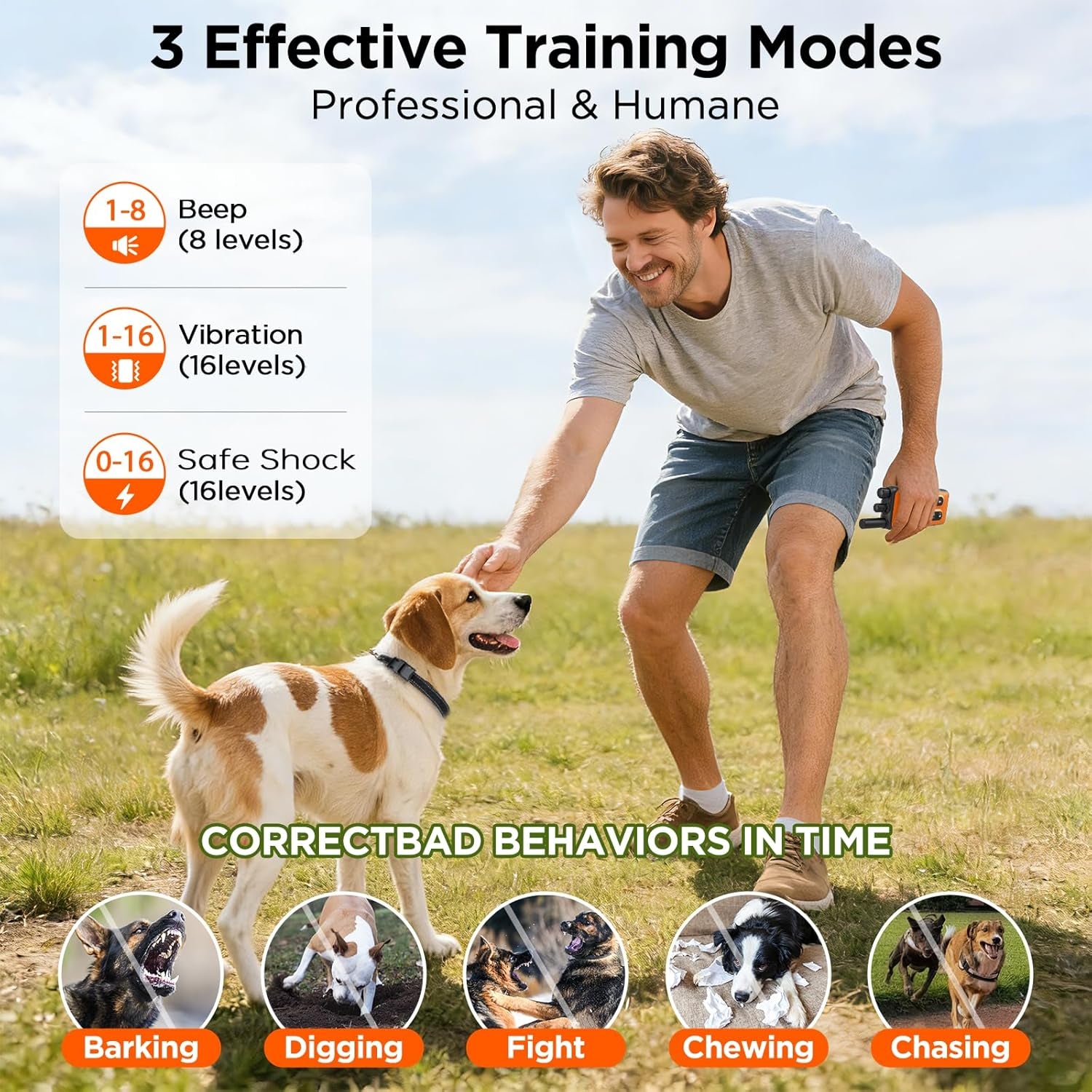 dog-shock-collar-2-dogs-3300ft-dog-training-collar-with-remote-real-time-dual-channel-remote-with-3-training-modes-beep-vibration-safety-shock-light-fits-8-120-lbs-all-breeds-sizes-orange