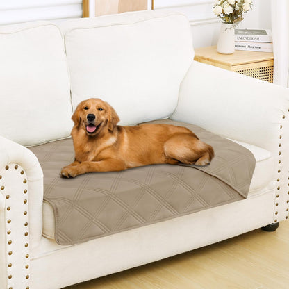 Smiry Waterproof Dog Bed Cover, Reversible Pet Blanket for Sofa Couch | Soft Washable Dog Blanket, Leakproof Couch Cover for Dogs Cats & Furniture Protection, 52X82, Grey/Dark Grey27