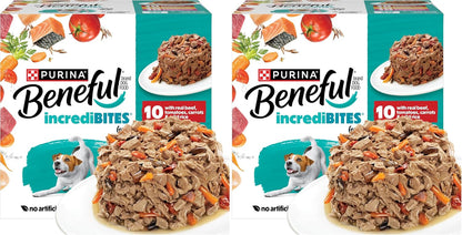 Beneful Purina Small Breed Wet Dog Food Variety Pack, Incredibites with Real Beef, Chicken and Salmon - (Pack of 30) 3 Oz. Cans11
