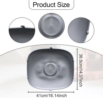 Silicone Litter Pad Accessory anti Bite Leakproof anti Scratch Replacement Easy to Clean for Automatic Cat Parts 19.49X15.75X0.39Inch2